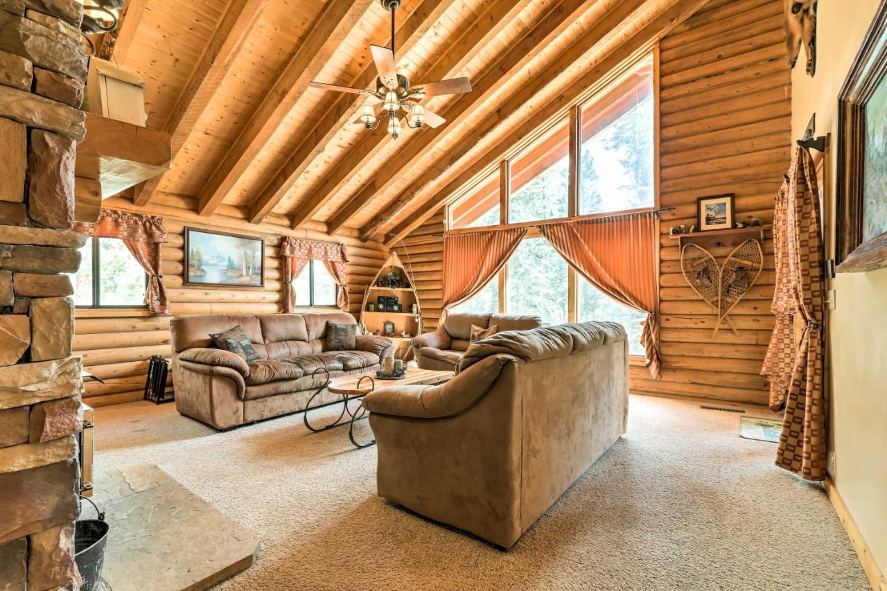Cozy Utah Cabin With Deck And Fire Pit! Duck Creek Village Exterior foto