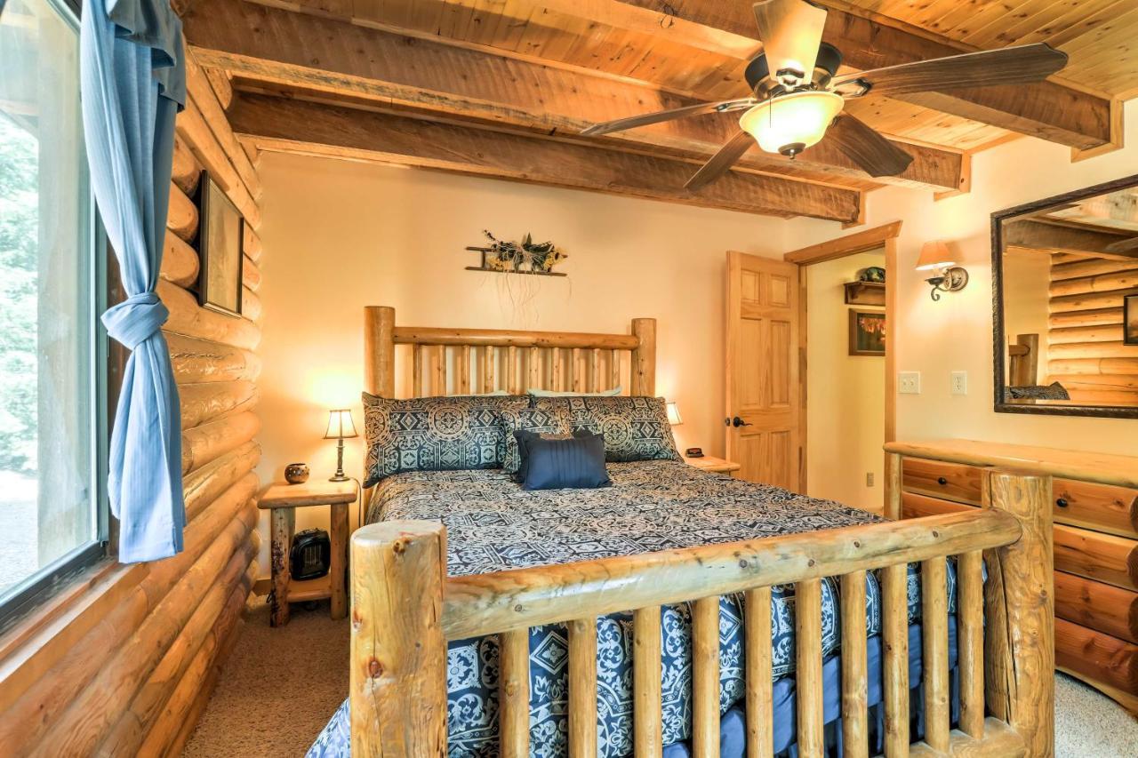 Cozy Utah Cabin With Deck And Fire Pit! Duck Creek Village Exterior foto